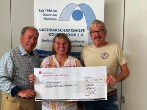 Mehr über den Artikel erfahren Motoradclub Kolbermoor 1975 e.V spendet anlässlich des 50-jährigen Vereinsjubiläums